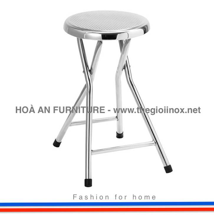 ghế đôn inox gấp