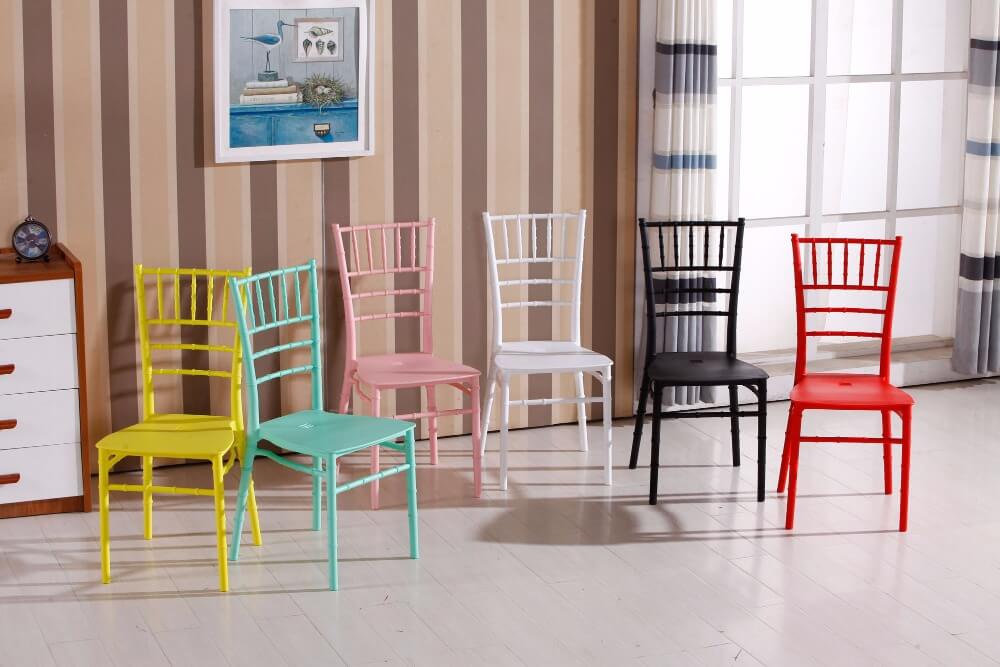 Ghế Chiavari Tiffany Nhựa Đúc Nhập Khẩu