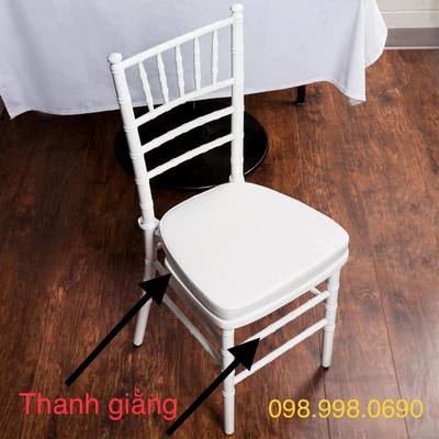 ghế chiavari trắng nhập khẩu hòa an