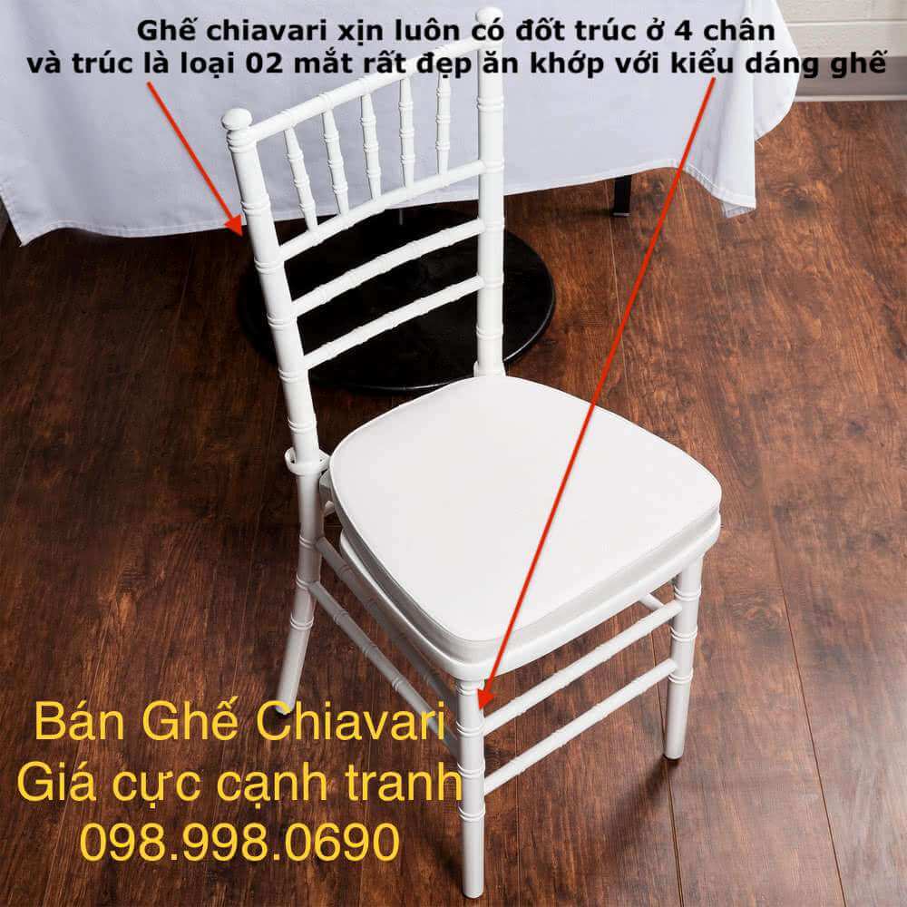 ghế chiavari trắng nhập khẩu