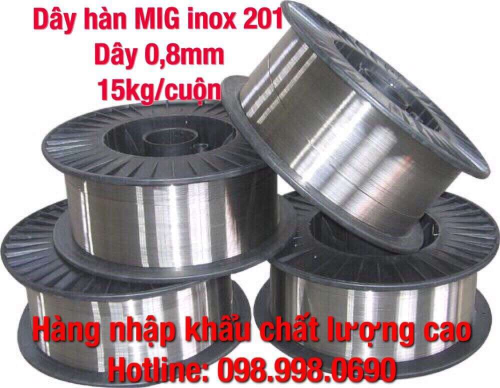 Dây hàn Mig Inox 201 - 0,8 mm CỰC RẺ